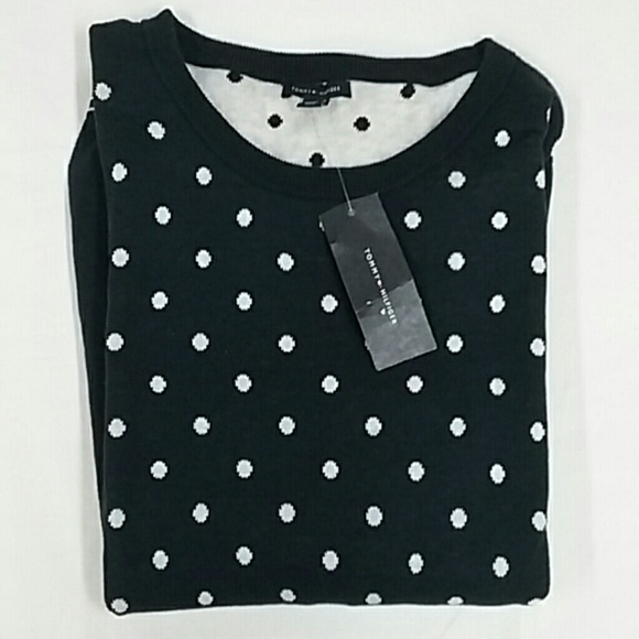 Tommy Hilfiger Women's Crew Neck Pullover Sweater - Picture 2 of 3